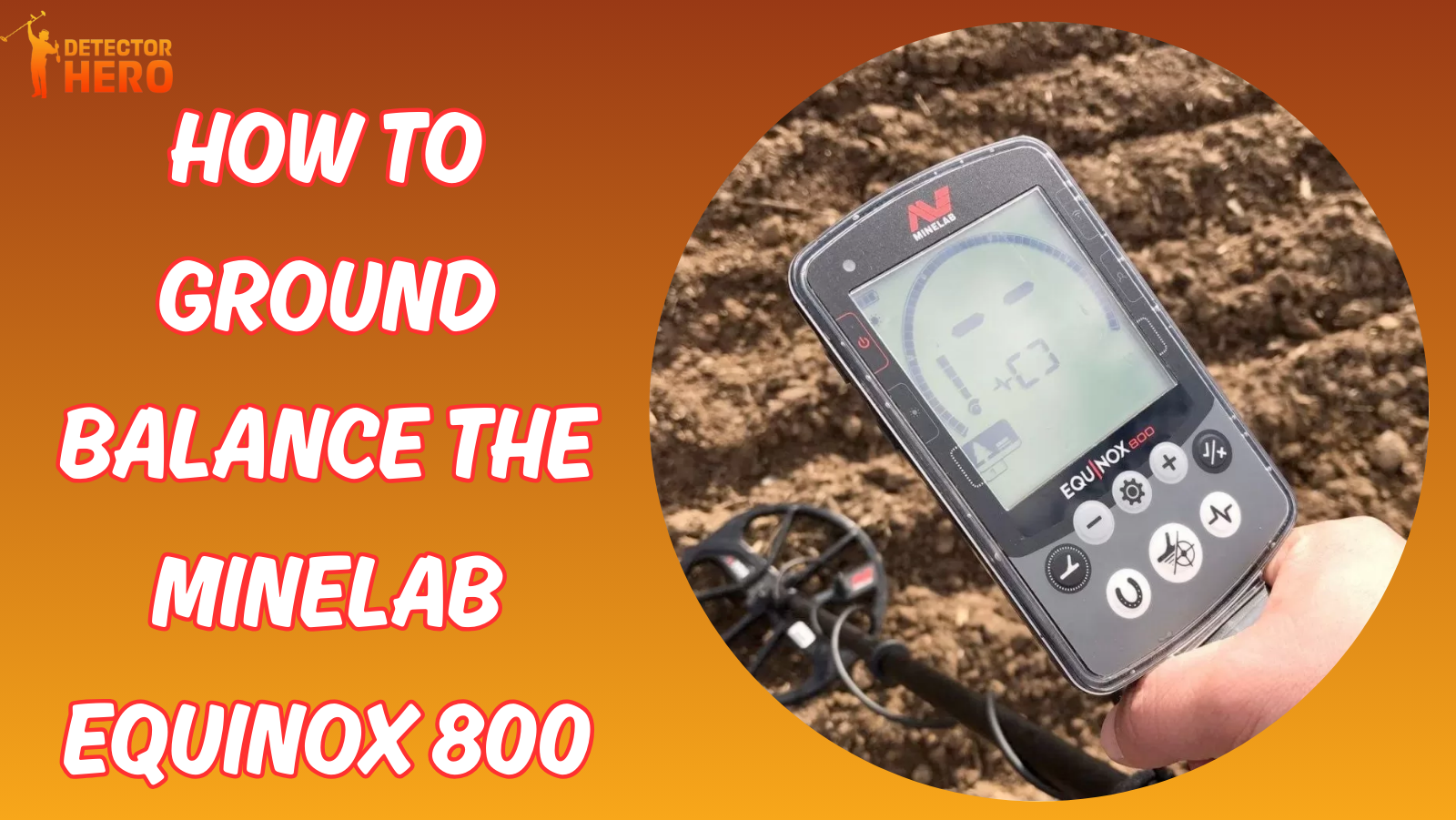 How to Ground Balance the Minelab Equinox 800?