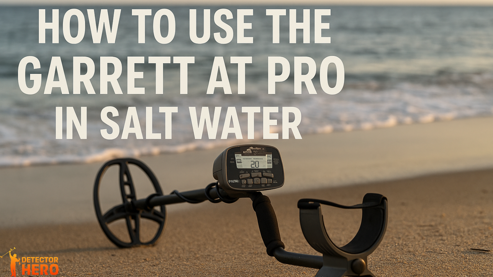 How to Use the Garrett AT PRO in Salt Water?