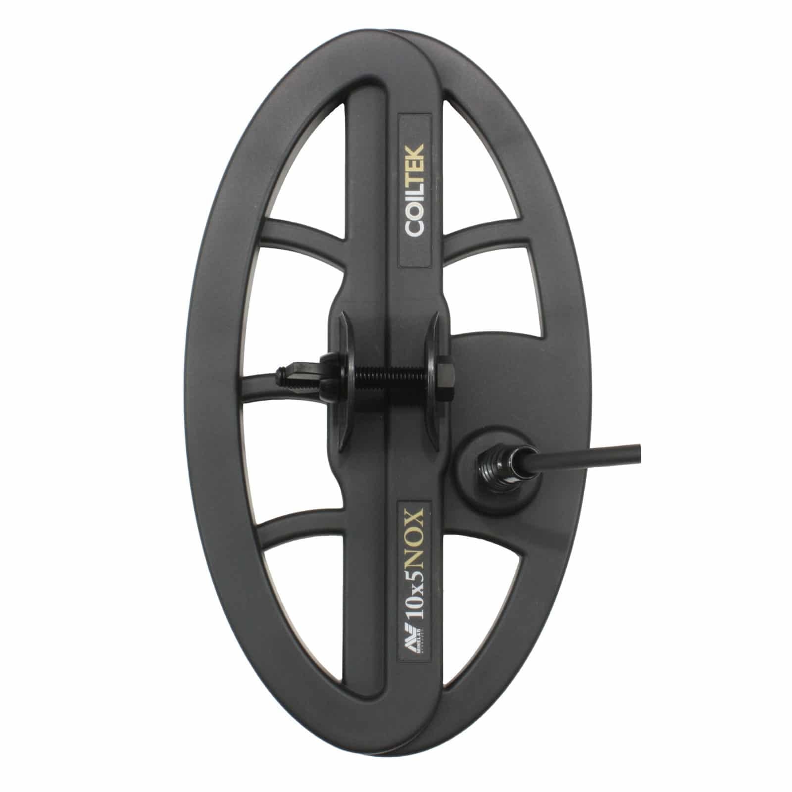 Coiltek 10" x 5" DD Waterproof Searchcoil for Minelab Equinox – High-Performance Metal Detecting Coil