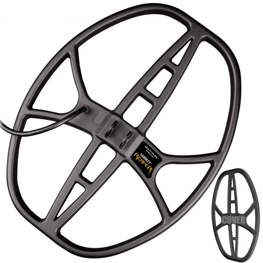 Garrett 14" x 11" Multi-Flex Reaper DD Submersible Search Coil with Coil Cover for ACE & APEX Metal Detectors