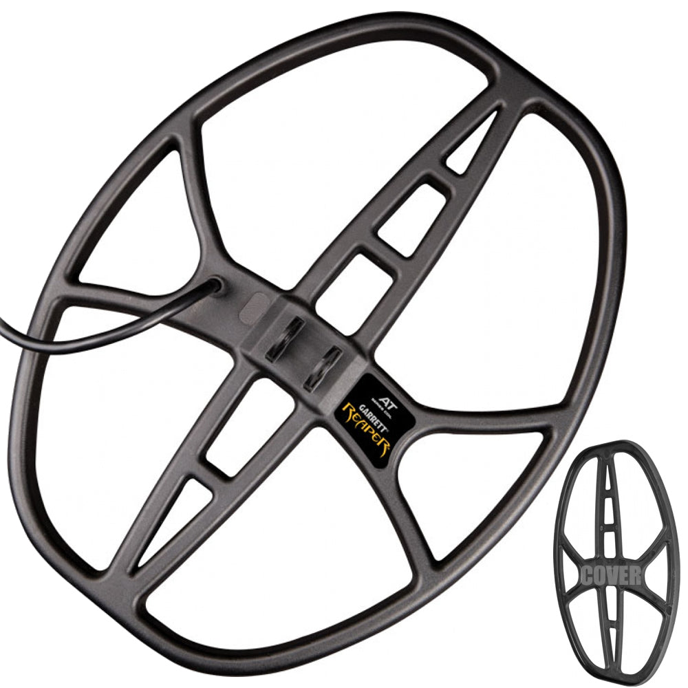 Garrett 14" x 11" Reaper DD Submersible Search Coil with Coil Cover for AT MAX, AT GOLD, and AT PRO Metal Detectors