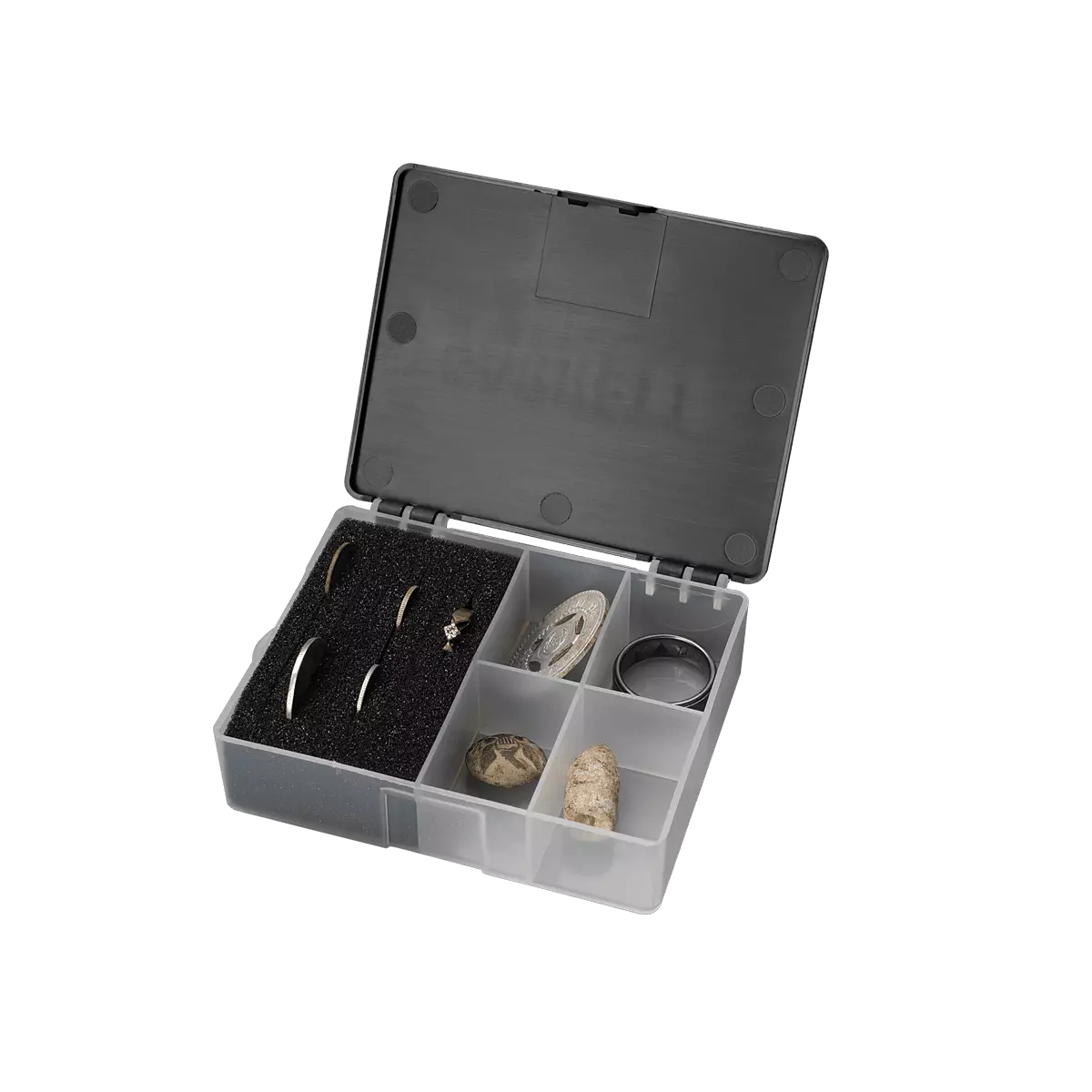 Garrett Keepers Find Box – Coin & Relic Storage for Metal Detecting