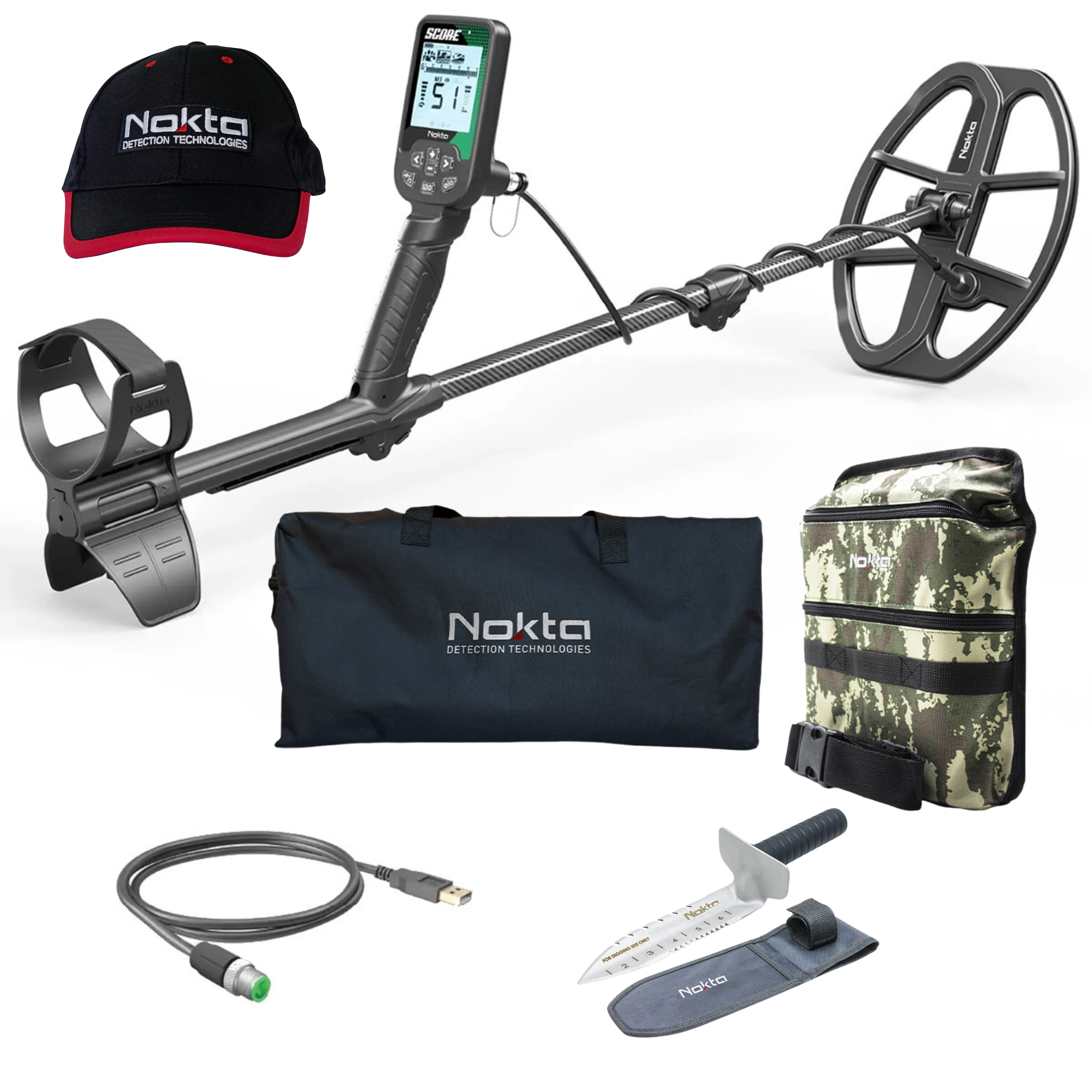 Nokta Score Waterproof Multi-Frequency Metal Detector
