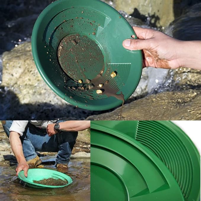 Detector_Hero-16-Piece Professional Gold Panning Kit – Complete Gold Prospecting Equipment with Pans, Classifiers, Backpack & Accessories-B0CF7RYC88-6