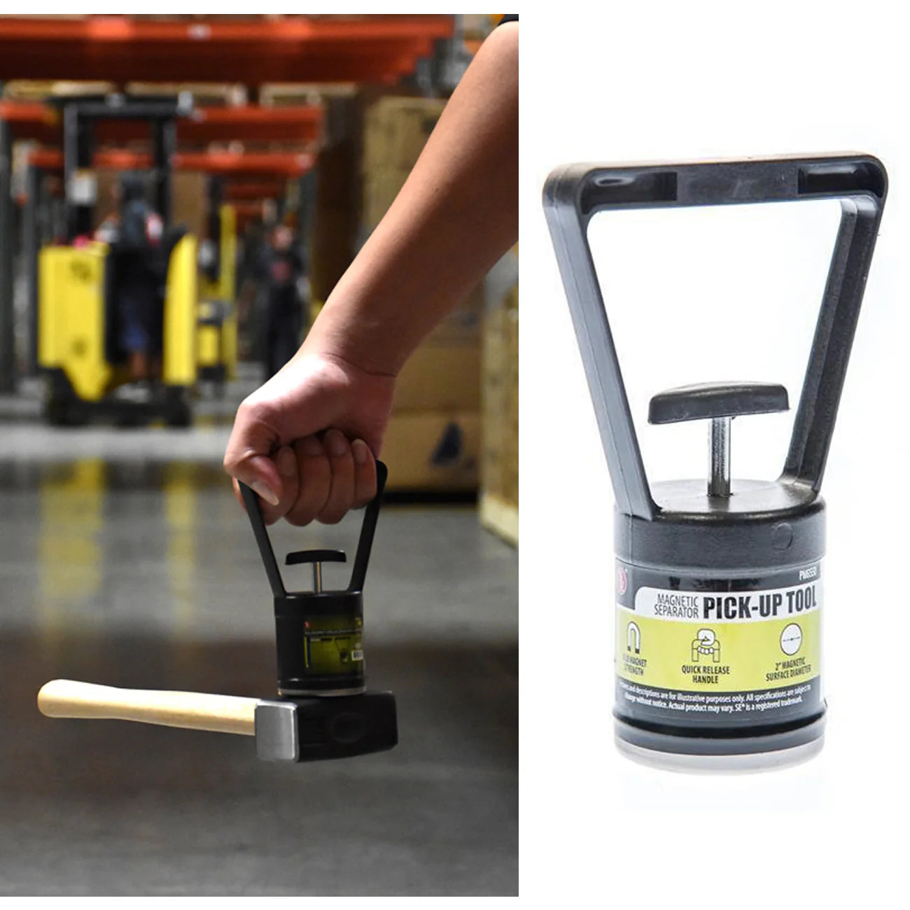 Detector_Hero-8LB Magnetic Separator Pick-Up Tool with Quick Release for Prospecting-DWPM6550-1