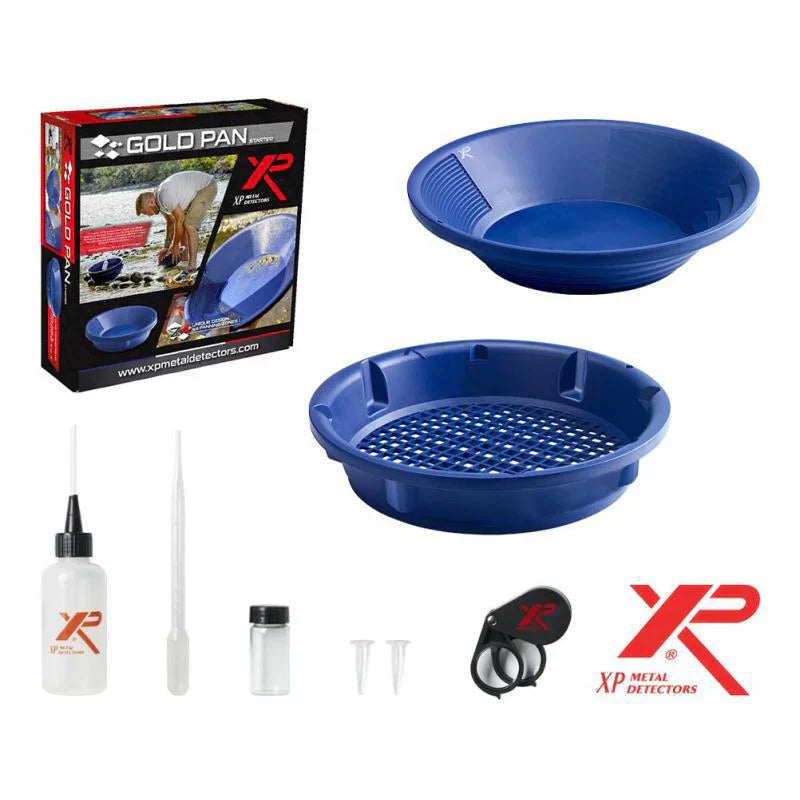 Detector_Hero-XP Gold Panning Starter Kit – 15" Gold Pan, Classifier & Complete Prospecting Accessory Set-GP-STARTER-KIT-xgp02kit-1
