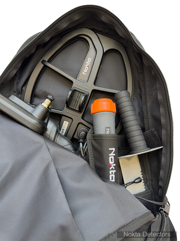 Nokta DetectoBag Backpack with Rain Cover for Metal Detectors