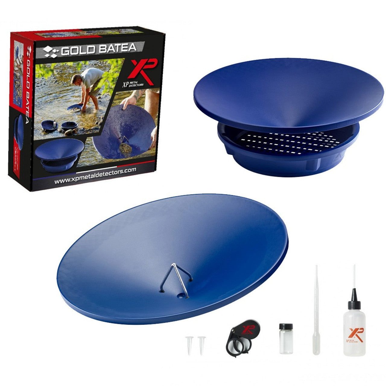 XP Gold Batea Prospecting Kit – Includes Classifier, Defragmenter & Gold Recovery Tools