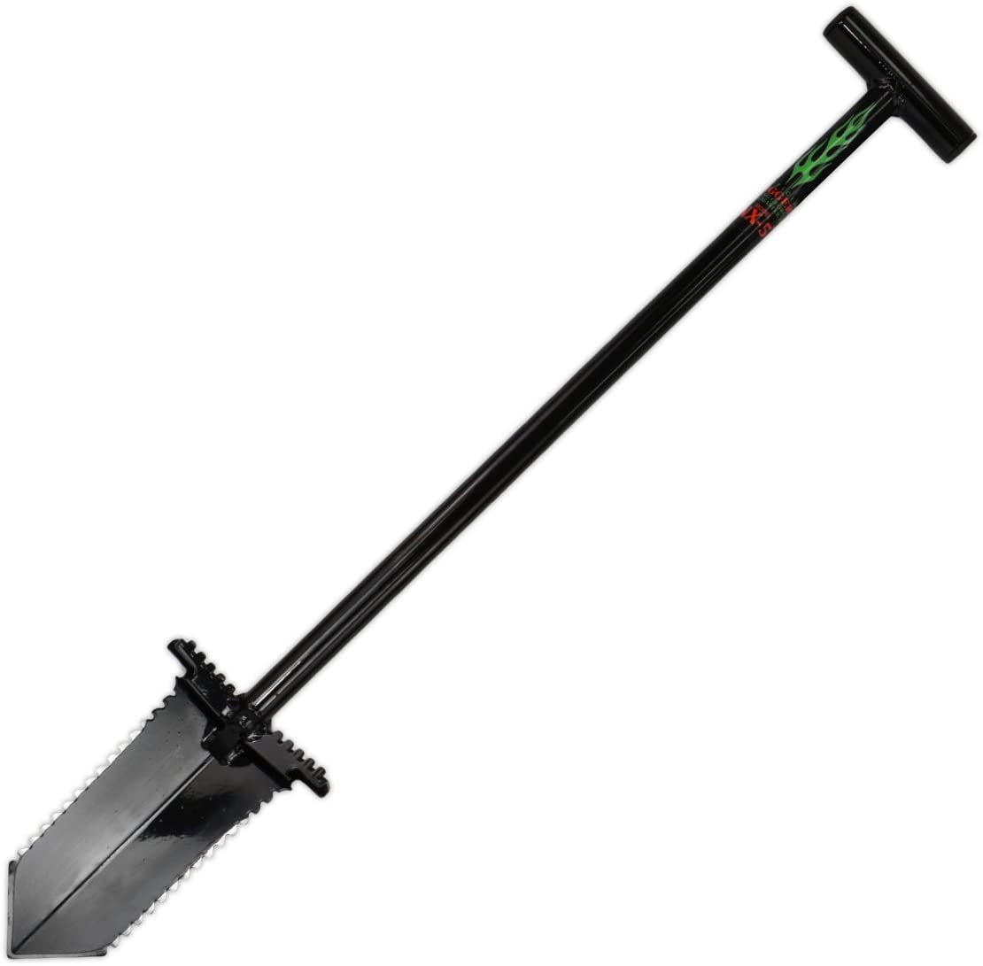Anaconda NX-6 Shovel – 36-Inch Professional T-Handle Shovel for Treasure Hunting