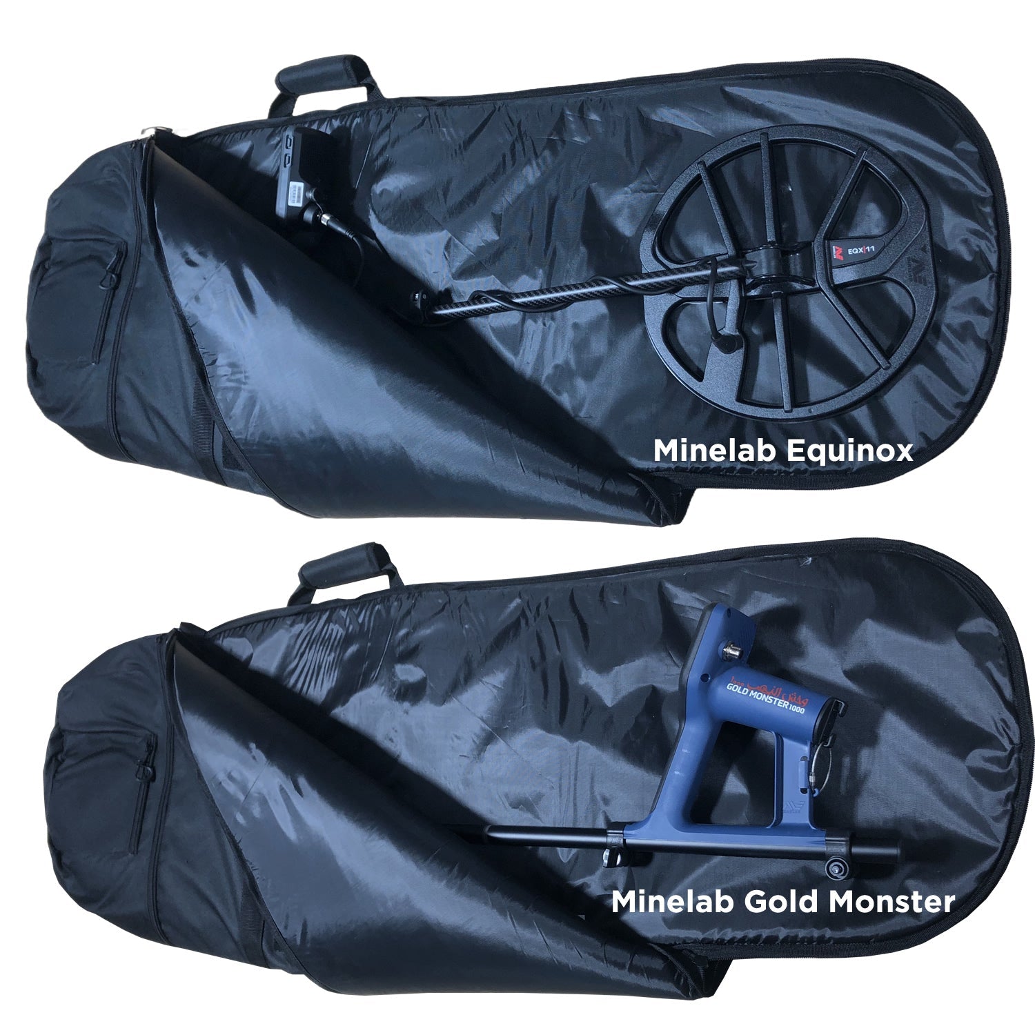 DragonXT 53" XL Padded Metal Detector Carry Bag – Black Travel Case
