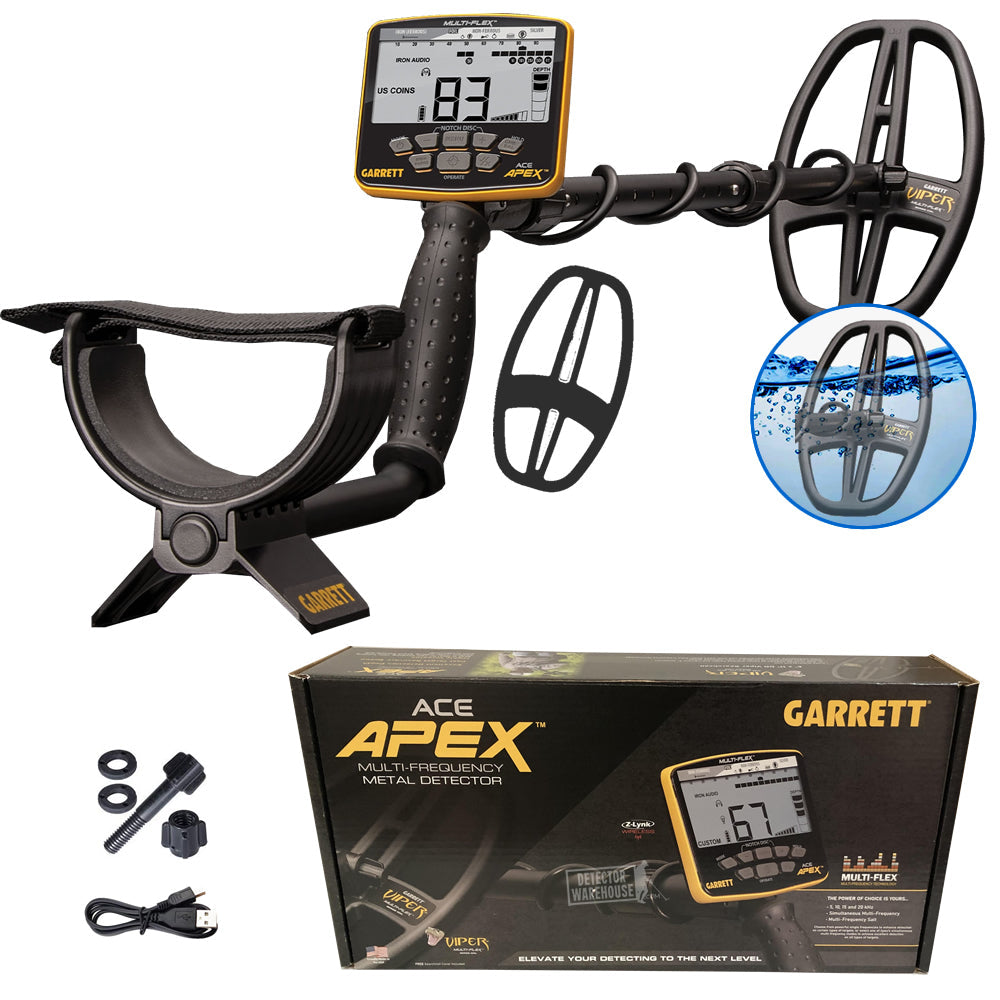 Garrett ACE APEX VIPER High-Performance Multi-Frequency Metal Detector