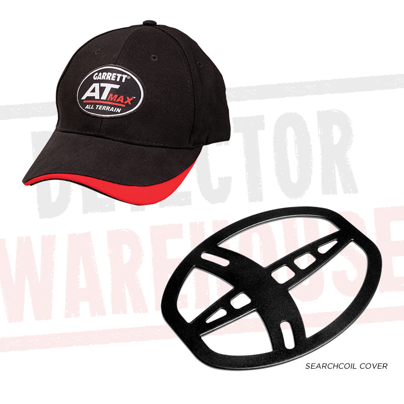 Garrett AT MAX with 2 Coils, Waterproof Headphones & Pro-Pointer AT Z-Lynk Pinpointer