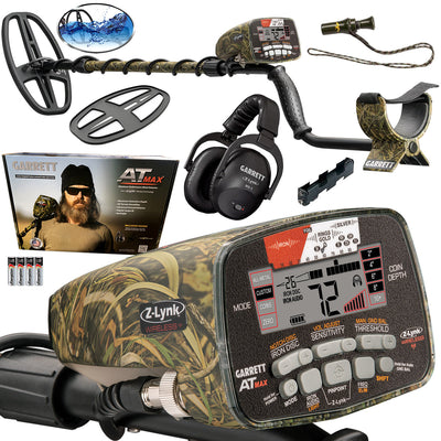 Garrett AT MAX Jase Robertson Edition Metal Detector + Wireless Headphones