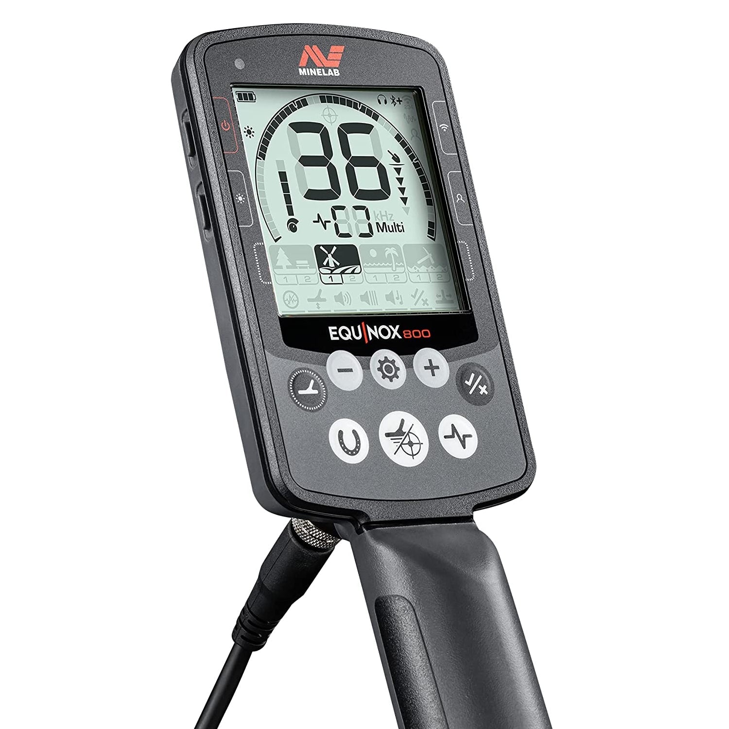 Minelab Equinox 800 Metal Detector - Waterproof, Multi-Frequency, 11” DD Coil & 2 Coil Package