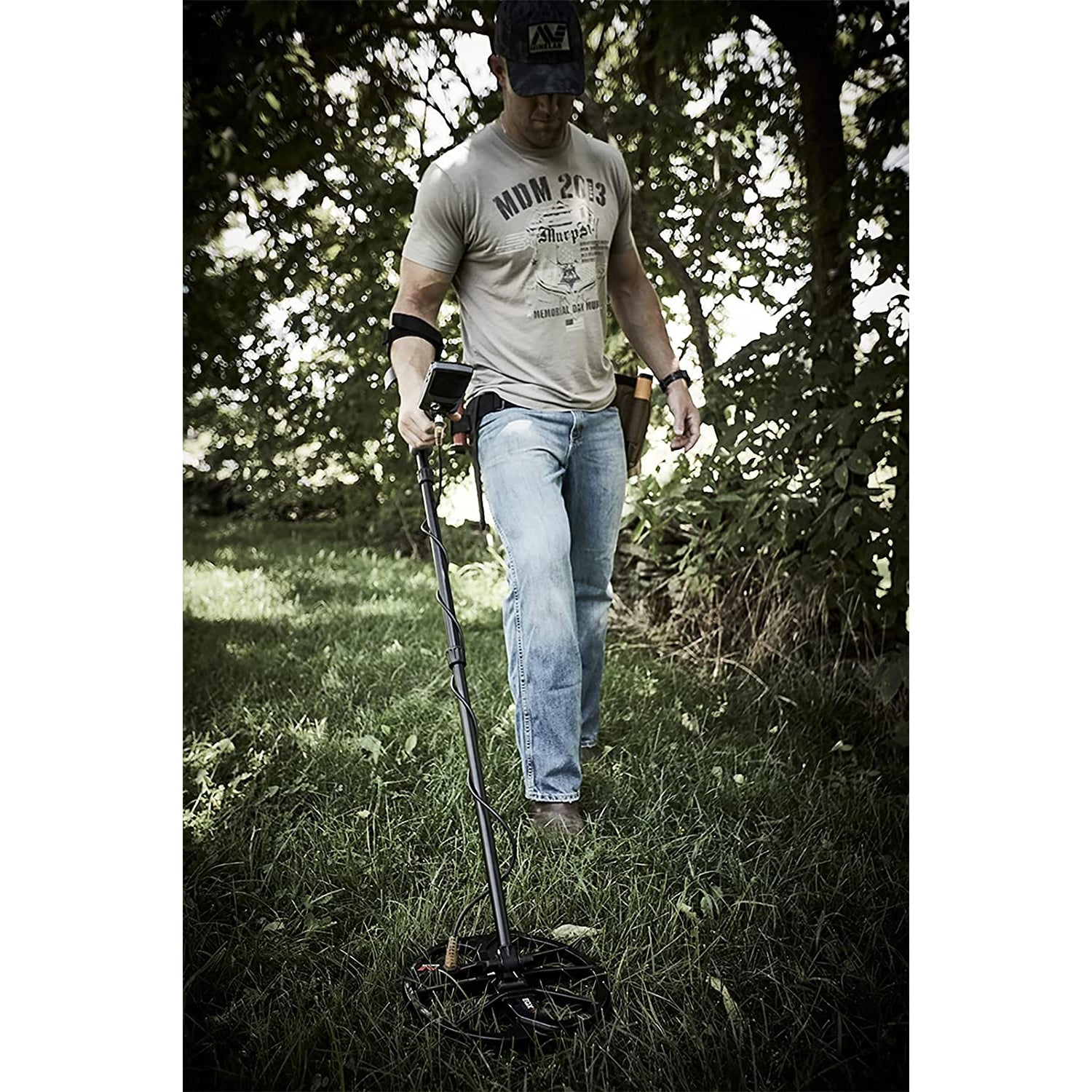 Minelab Equinox 800 Metal Detector - Waterproof, Multi-Frequency, 11” DD Coil & 2 Coil Package
