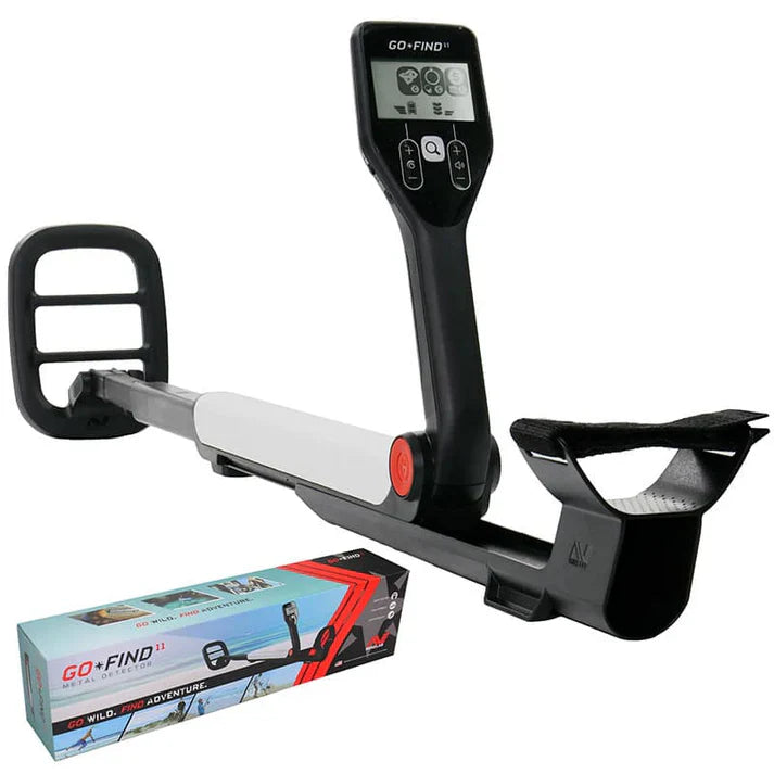 GO-FIND 11 by Minelab – Beginner Metal Detector with Waterproof 8-Inch Coil