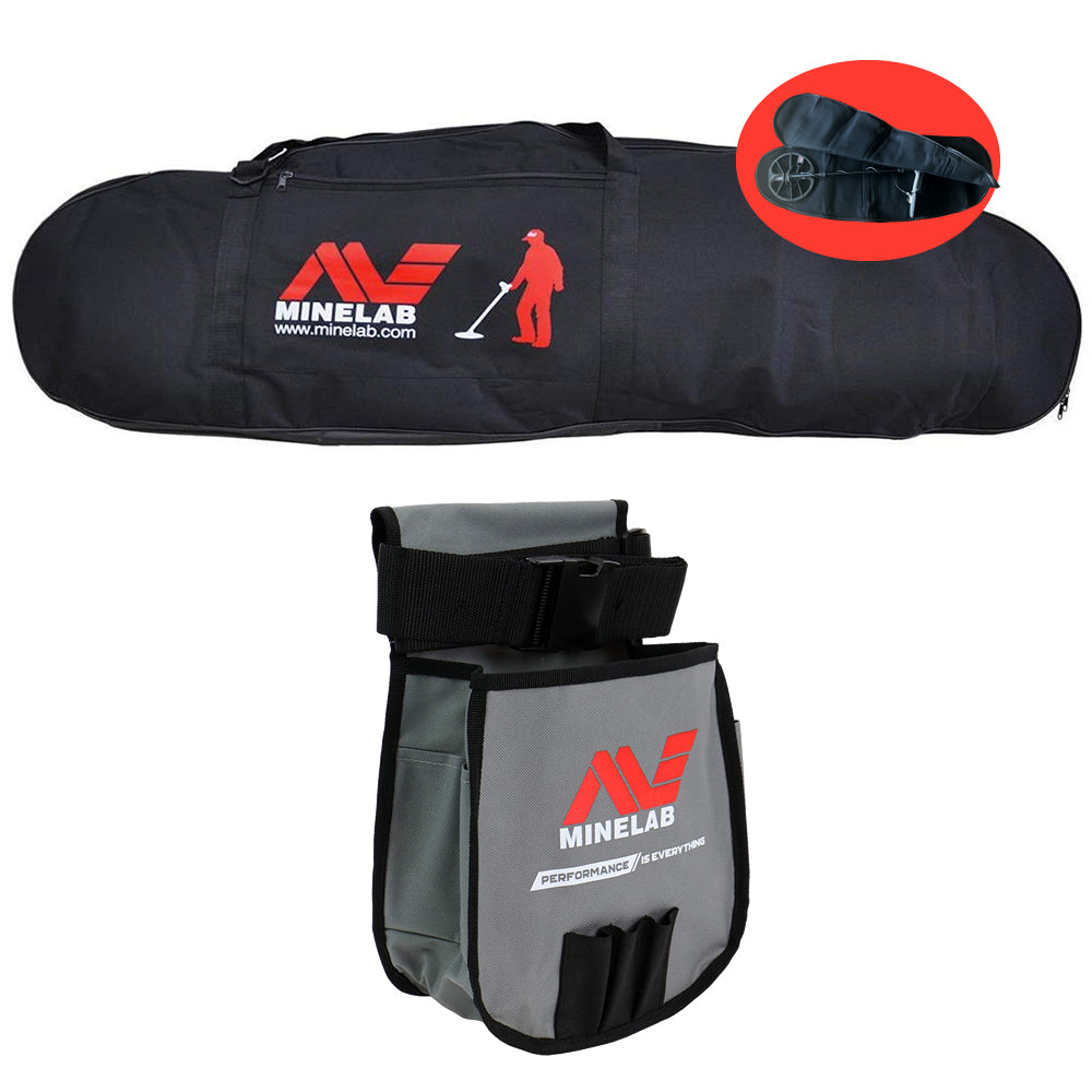 Minelab Padded Travel Bag with Integrated Treasure Finds Pouch