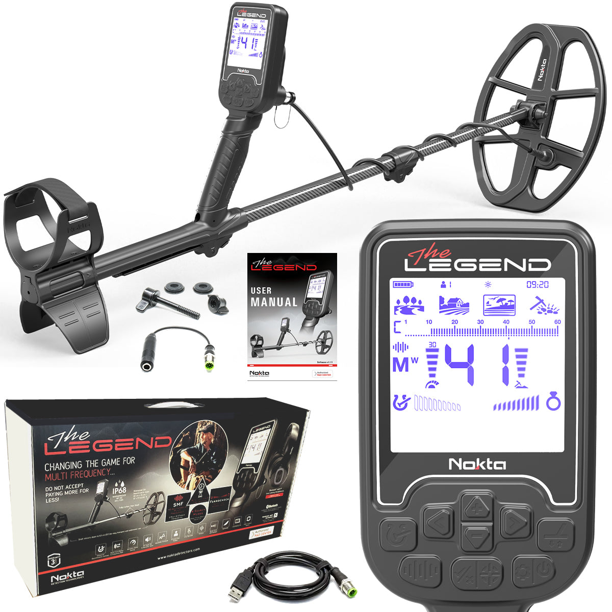 Nokta Legend Next-Gen Multi-Frequency Metal Detector