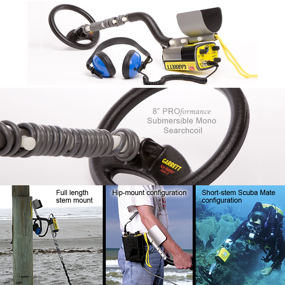 Garrett Sea Hunter Mark II Underwater Metal Detector – Deep Water, Pulse Induction, All-Terrain Detection