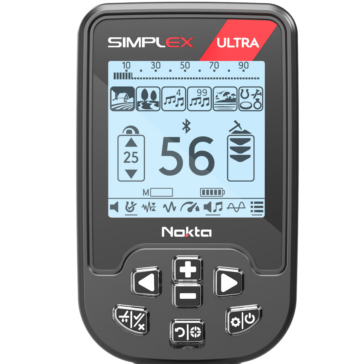 Nokta Simplex ULTRA Next Generation Waterproof Metal Detector with Pinpointer & Free Accessories