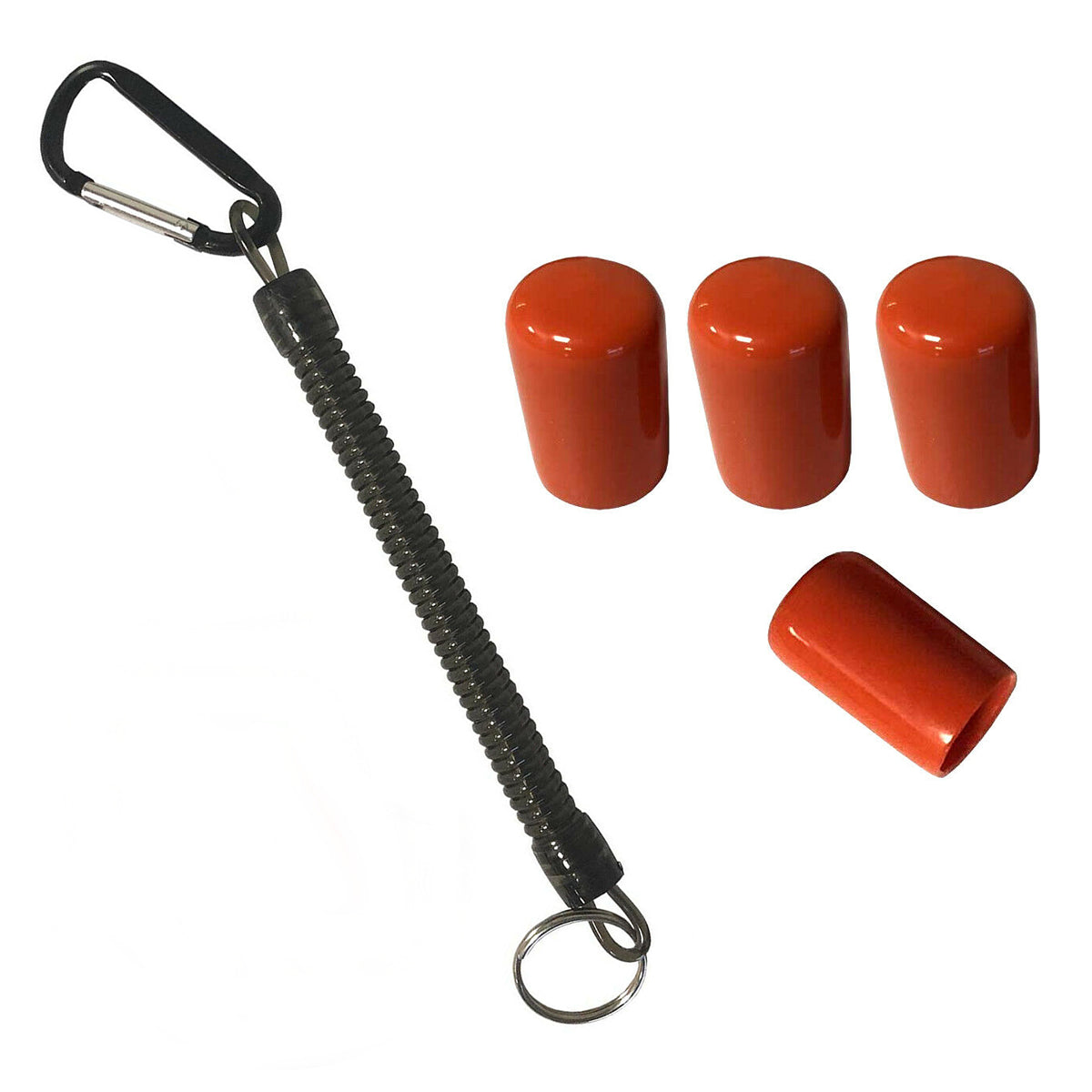 Garrett Pro-Pointer AT Accessories – Orange Tip Protectors & Safety Lanyard Combo