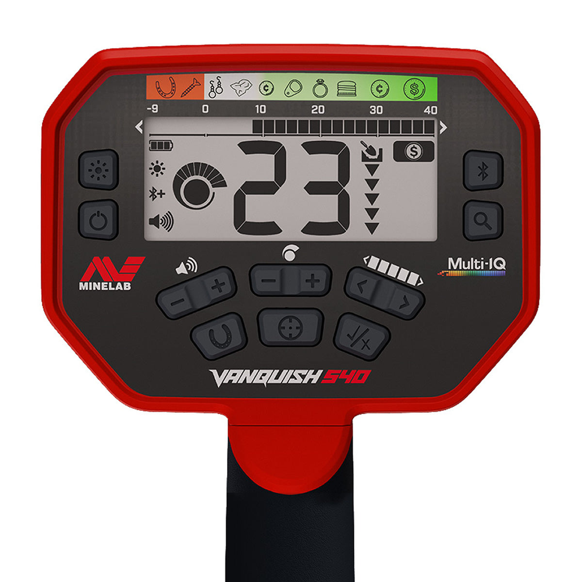 Minelab Vanquish 540 Metal Detector with 12" Coil, Headphones & Rechargeable Batteries