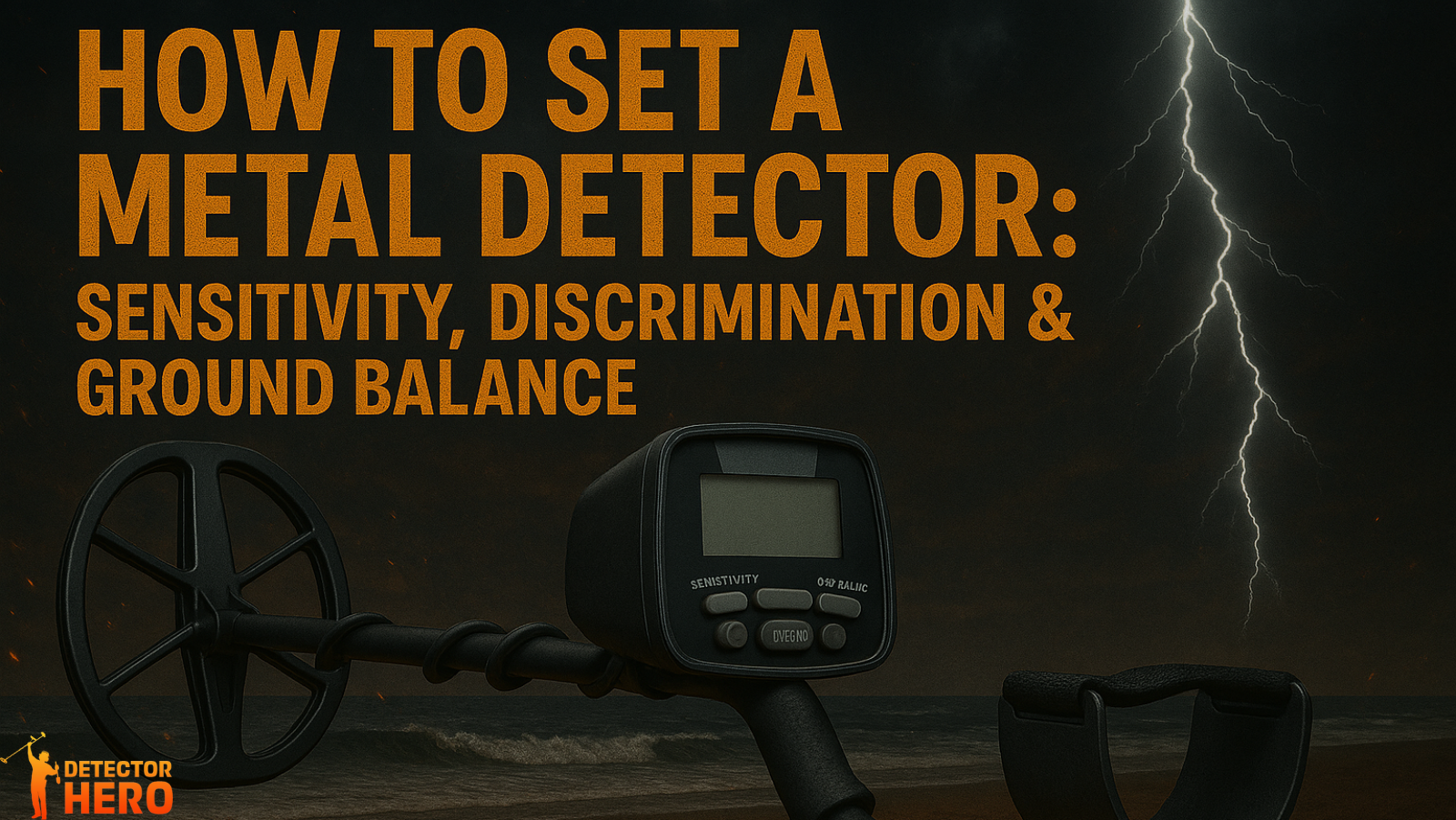 How To Set a Metal Detector: Sensitivity, Discrimination & Ground Balance