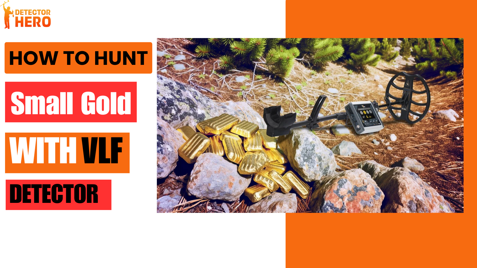 How to Hunt for Small Gold Nuggets with VLF Detectors?
