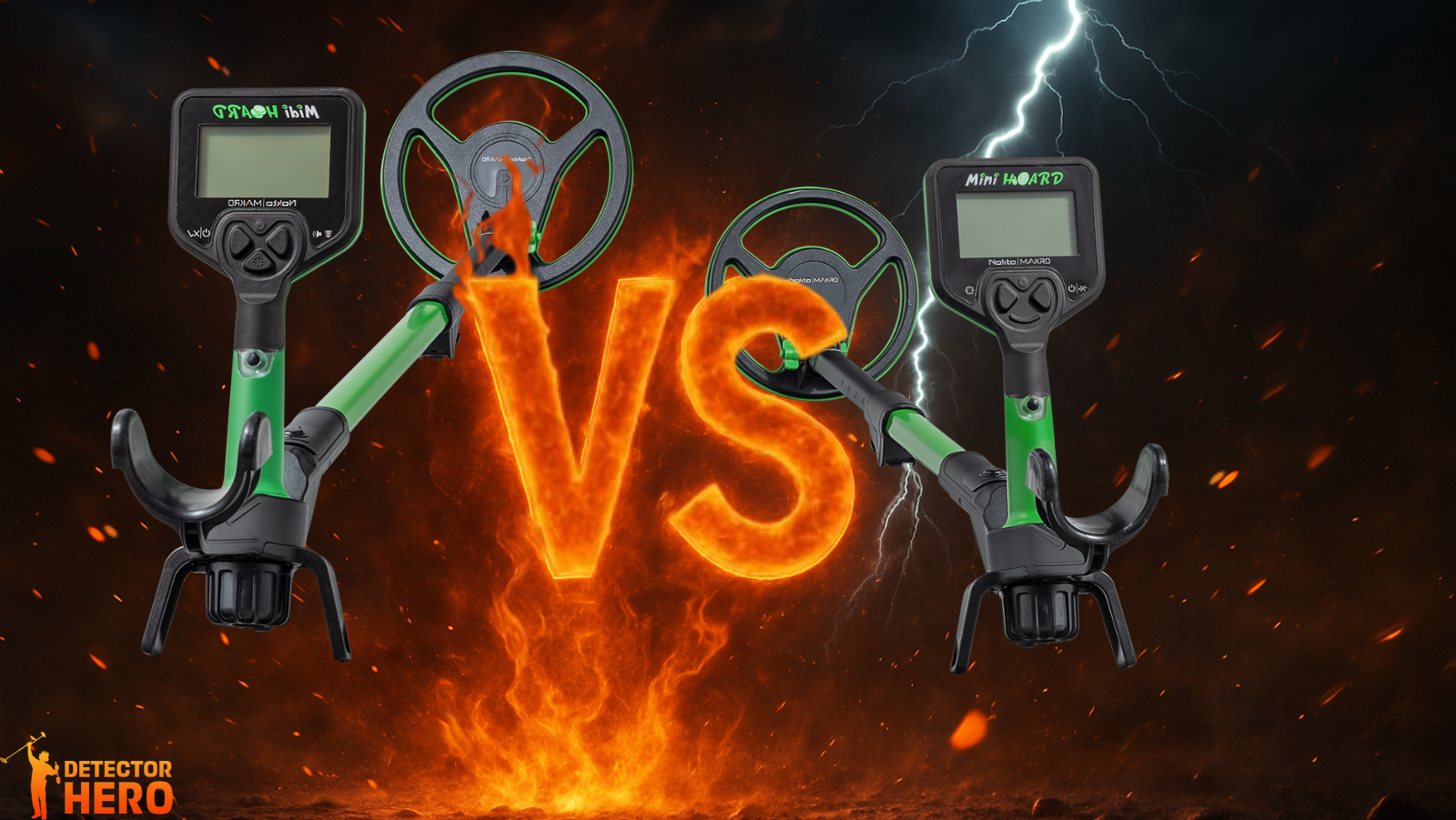 Difference Between Nokta Mini Hoard and Midi Hoard Waterproof Kids Metal Detectors