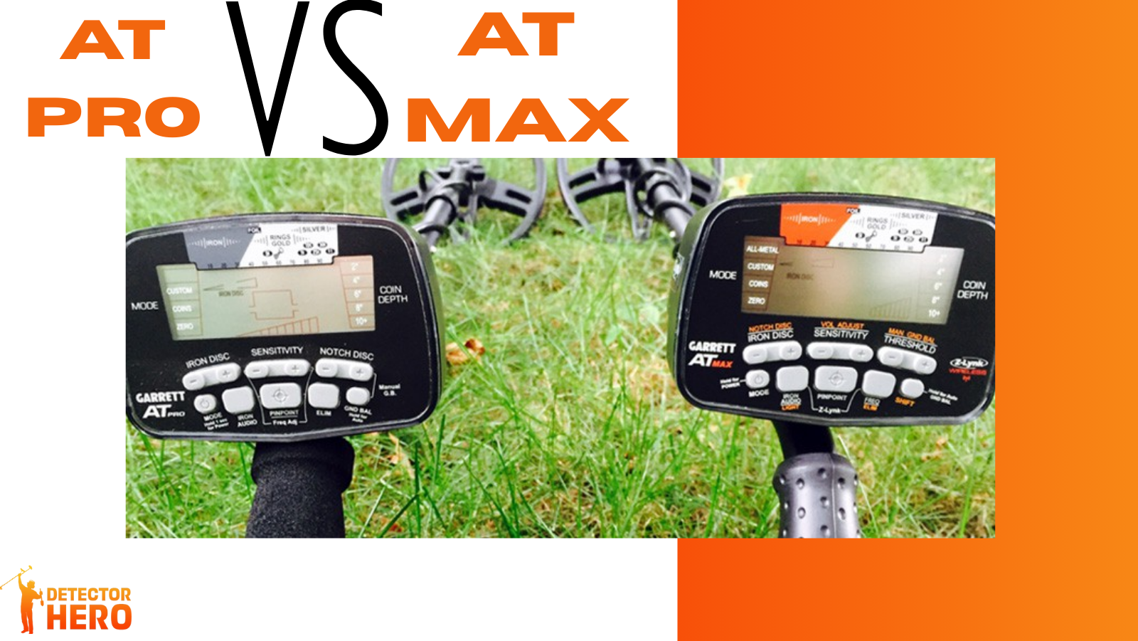 Garrett AT Pro vs. Garrett AT Max