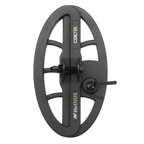 Coiltek 10" x 5" DD Waterproof Searchcoil for Minelab Equinox – High-Performance Metal Detecting Coil