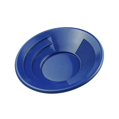10" Blue Dual Riffle Gold Pan
