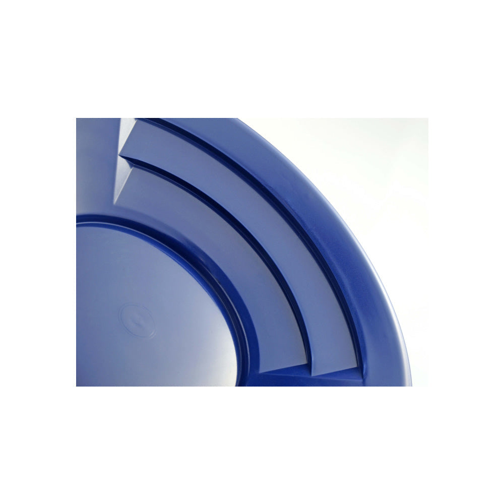 10" Blue Dual Riffle Gold Pan