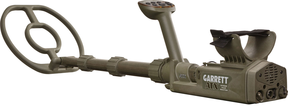 Garrett ATX Pulse Induction Metal Detector – 10x12" Open DD Coil for Deep Treasure Detection