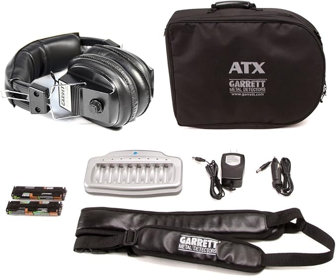 Garrett ATX Pulse Induction Metal Detector with 11x13" Closed DD Search Coil – Deep Detection, All-Terrain, Waterproof