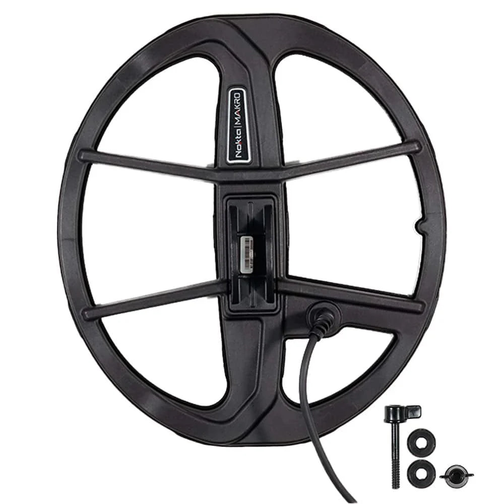 Nokta SP35 13.5"x12.5" Waterproof Elliptical DD Search Coil for Simplex+ Metal Detector (Black)