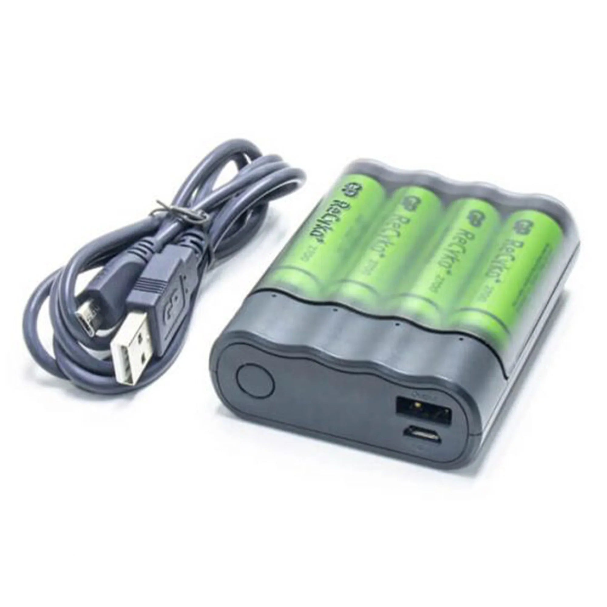 Nokta Impact Metal Detector USB Charger + 4 AA Rechargeable Batteries