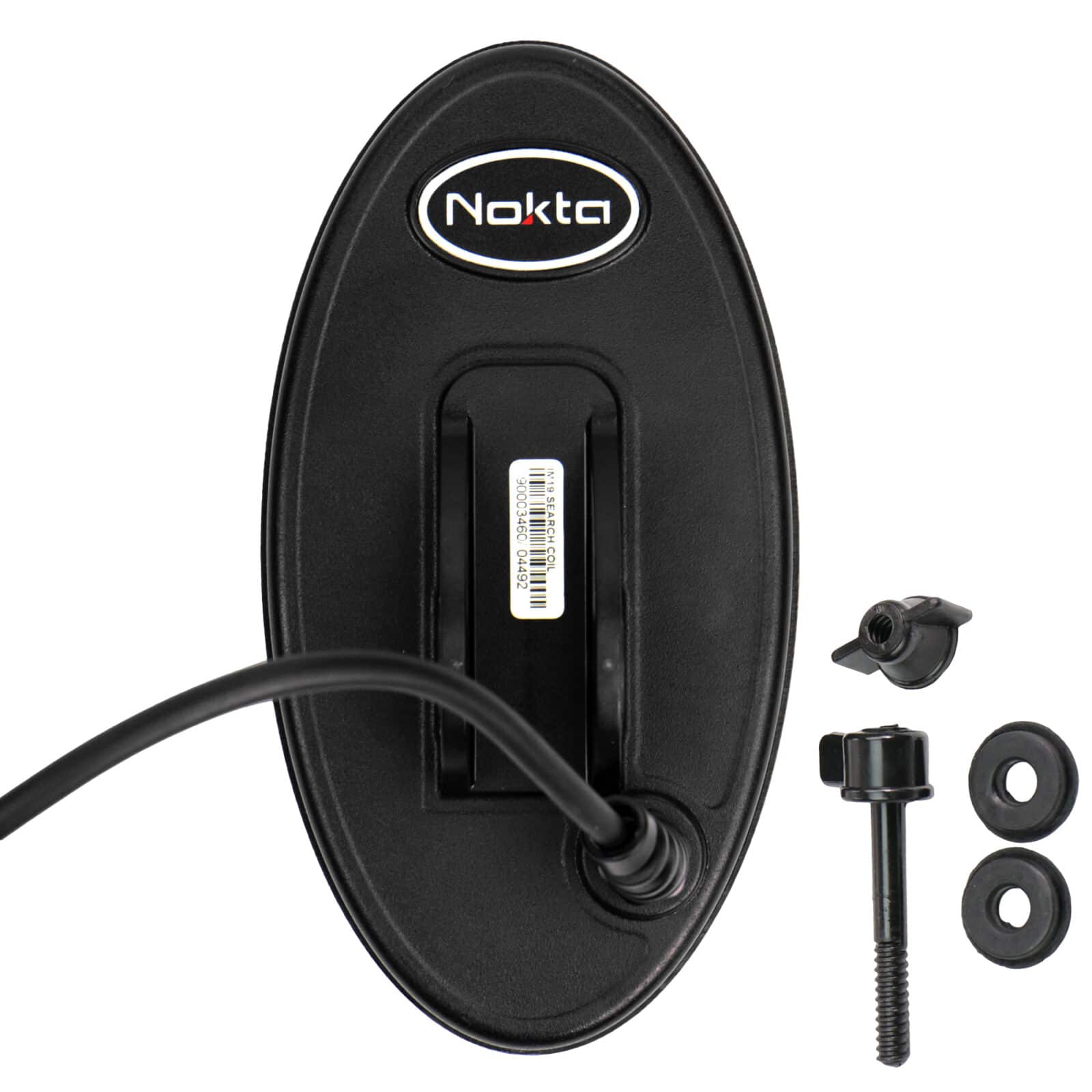 Nokta IM19 7.5x4" Waterproof DD Search Coil for Impact Metal Detector – Black