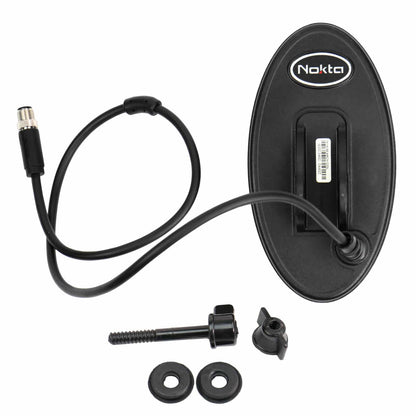 Nokta IM19 7.5x4" Waterproof DD Search Coil for Impact Metal Detector – Black