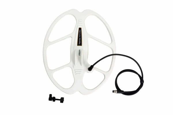 Nokta Makro 15.5 x 14" Waterproof GK40 Search Coil for Gold Kruzer Metal Detector (White)