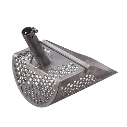 CKG 11x9" Pro Sand Scoop for Beach Metal Detecting - Stainless Steel