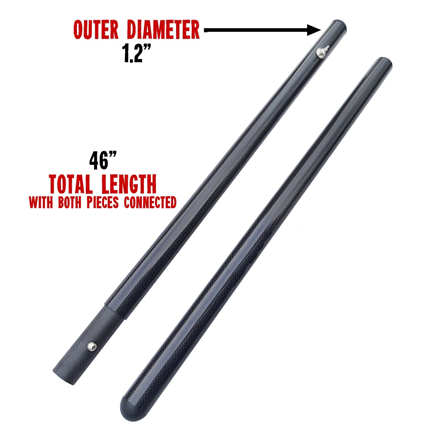 DragonXT Lightweight Carbon Fiber Travel Pole for Sand Scoop
