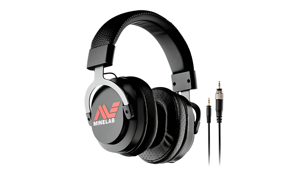 Minelab ML100 Low Latency Wireless Headphones – Bluetooth with AUX/USB Cable – Designed for GPX 6000, EQUINOX 600/800 & VANQUISH Metal Detectors