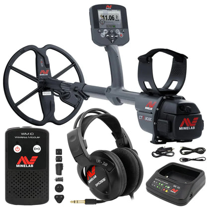 Minelab CTX 3030 Extreme Waterproof Metal Detector with 11" Smart Coil & KOSS Headphones