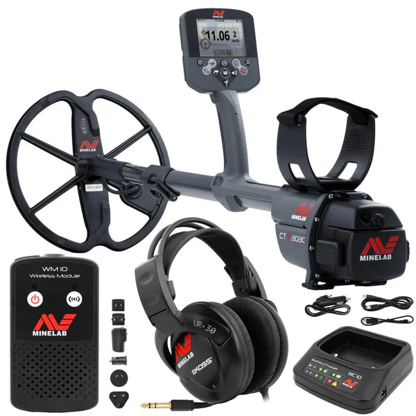 Minelab CTX 3030 Extreme Waterproof Metal Detector with 11" Smart Coil & KOSS Headphones