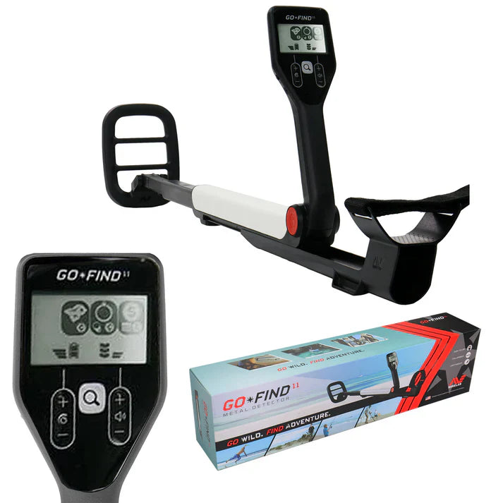 GO-FIND 11 by Minelab – Beginner Metal Detector with Waterproof 8-Inch Coil