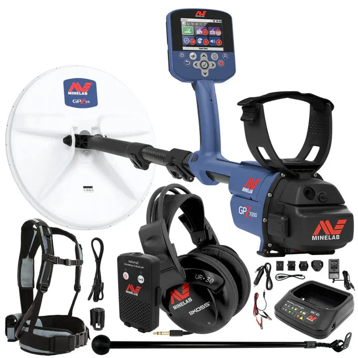 Minelab GPZ 7000 Advanced Gold Detector with 14" Smart-D Submersible Coil