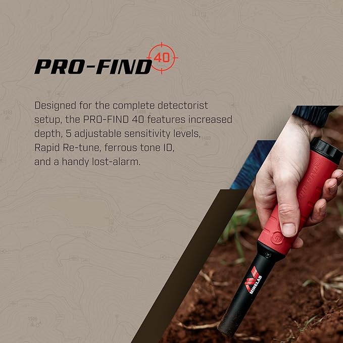 Minelab X-Terra Elite 2 Coil Expedition Pack Multi-Frequency Waterproof Metal Detector with Wireless Headphones, Adventure Pack, Backpack & PRO-FIND 40 Pinpointer