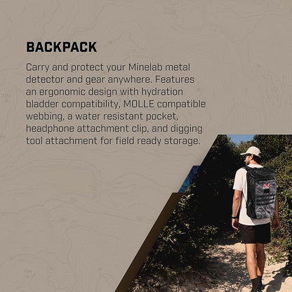 Minelab X-Terra Elite 2 Coil Expedition Pack Multi-Frequency Waterproof Metal Detector with Wireless Headphones, Adventure Pack, Backpack & PRO-FIND 40 Pinpointer