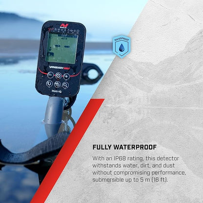 Minelab Vanquish 560 Pro Pack Multi-IQ Metal Detector with PRO-FIND 35 Pinpointer, Digging Tool, Finds Pouch & Gloves